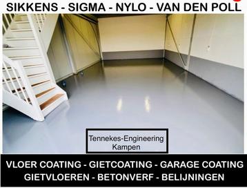 30m2(6,75kg) 2k epoxy vloercoating - Betoncoating - Egaline  beschikbaar voor biedingen