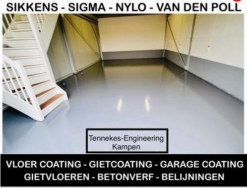 30m2(6,75kg) 2k epoxy vloercoating - Betoncoating - Egaline, Doe-het-zelf en Verbouw, Verf, Beits en Lak, Nieuw, Verf, 5 tot 10 liter