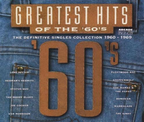 Various Artists - Greatest Hits Of The 60's (2CD), Cd's en Dvd's, Cd's | Verzamelalbums, Zo goed als nieuw, Pop, Verzenden