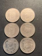 12 munten Dubbelkop 1980 Kroning, Postzegels en Munten, Munten | Nederland, Ophalen of Verzenden, Koningin Beatrix, Overige waardes