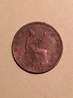 Half Penny 1887, Engeland., Postzegels en Munten, Munten | Europa | Niet-Euromunten, Losse munt, Overige landen, Verzenden