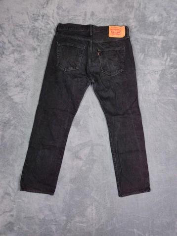 Levi's Broek 501 Straight Fit Zwart W34 L30  beschikbaar voor biedingen