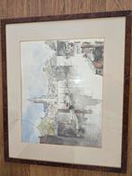 Aquarel Delfshaven - Oude Sluis, Ophalen