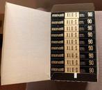 Doosje 10 NOS Maxell XLII-S90 cassettebanden XLII-S XLIIS 90, Cd's en Dvd's, Cassettebandjes, 2 t/m 25 bandjes, Ophalen of Verzenden