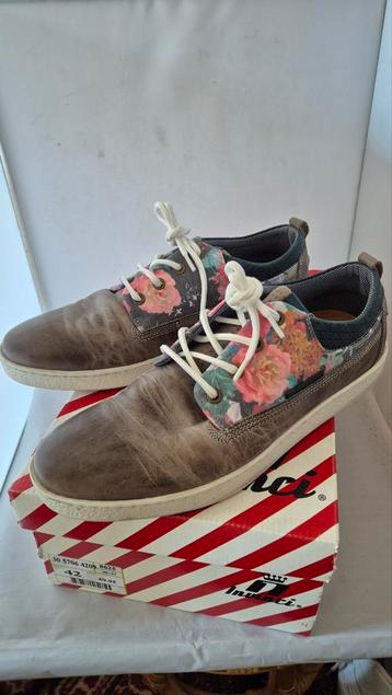 Invinci zgan met doos schoenen leer met stof mt 42 beschikbaar voor biedingen