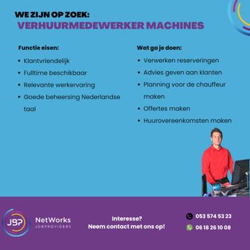 Verkoopmedewerker machines