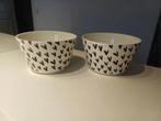 2  kommen/ schaaltjes van ELLE HOME 14 X 8,5 cm, Huis en Inrichting, Ophalen of Verzenden, Zo goed als nieuw, Overige stijlen