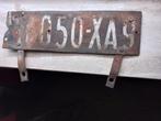 Oude kentekenplaat Frankrijk., Ophalen of Verzenden, Gebruikt, Auto's