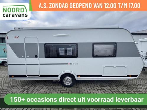 LMC SASSINO 470 FRANSBED + MOVER + CASSETTE LUIFEL + GFK DAK, Caravans en Kamperen, Caravans, Bedrijf, tot en met 4, 1000 - 1250 kg