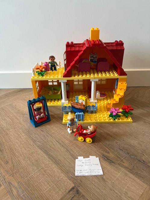 Heel goed: Lego Duplo oranje familie huis family home 5639, Kinderen en Baby's, Speelgoed | Duplo en Lego, Zo goed als nieuw, Duplo