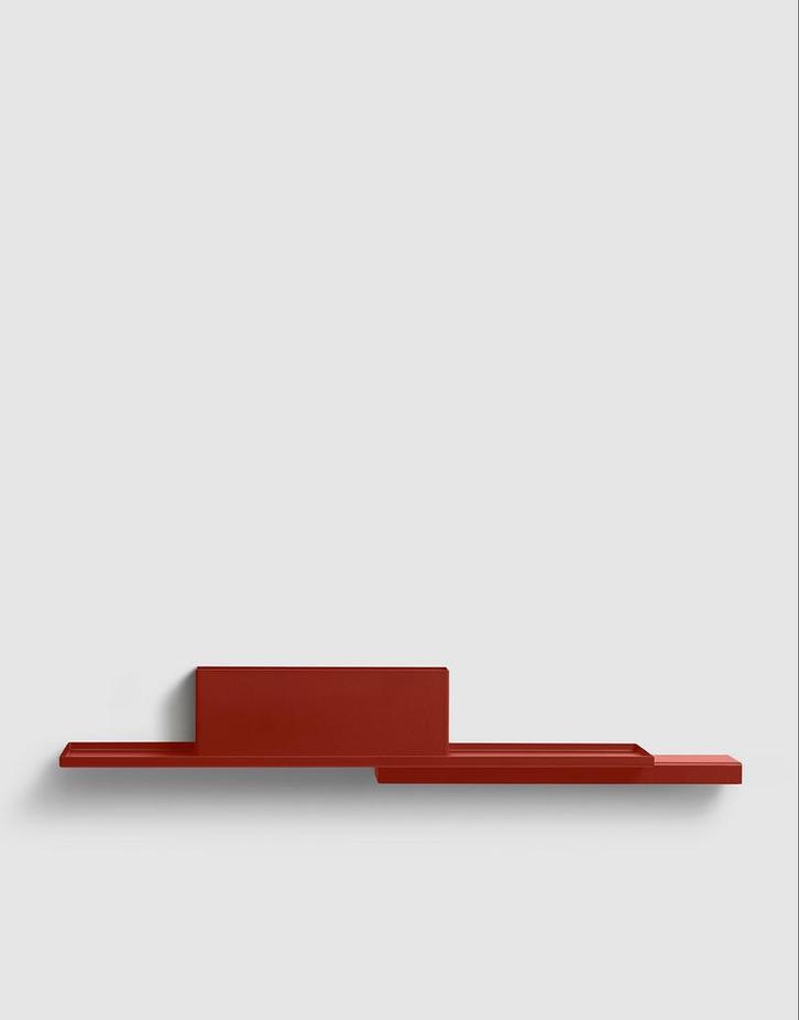 puik design Frederik Roije wandplank Duplex rood nieuw 205,-, Huis en Inrichting, Woonaccessoires | Wandplanken en Boekenplanken