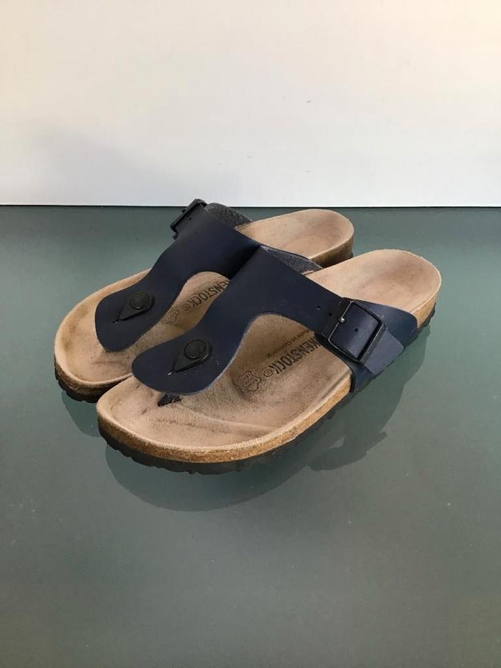 Birkenstock Boris blauw 38 | Nieuw | Gratis verzenden, Kleding | Dames, Schoenen, Nieuw, Slippers, Blauw, Verzenden