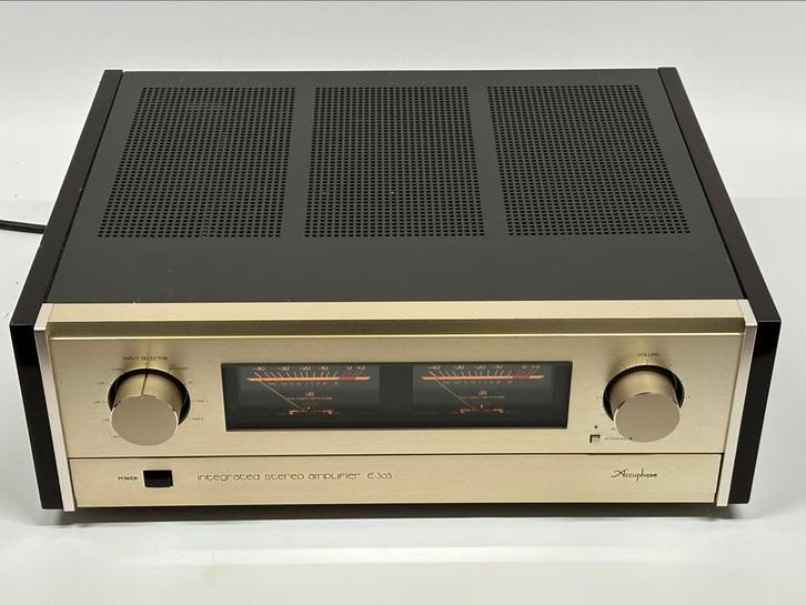 Accuphase E-305 Versterker + Originele Handleiding, Audio, Tv en Foto, Versterkers en Receivers, Zo goed als nieuw, Stereo, 120 watt of meer