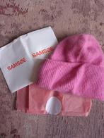 Roze Samsoe Samsoe Muts, Kleding | Dames, Mutsen, Sjaals en Handschoenen, Samsoe Samsoe, Ophalen of Verzenden, Zo goed als nieuw