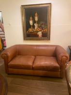 Strakke Engelse chesterfield leren bank, Ophalen