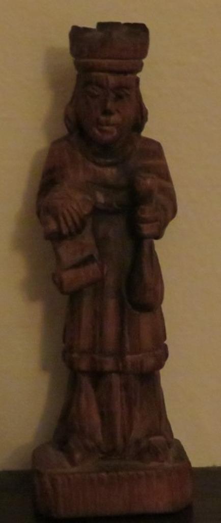 Houten Heiligen Beeld   20,1cm, Antiek en Kunst, Kunst | Beelden en Houtsnijwerken, Ophalen of Verzenden