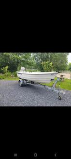 Mooie visboot met trailer. Ryds 425R, Watersport en Boten, Vis- en Consoleboten, Ophalen, Tot 10 pk, Zo goed als nieuw, 3 tot 6 meter