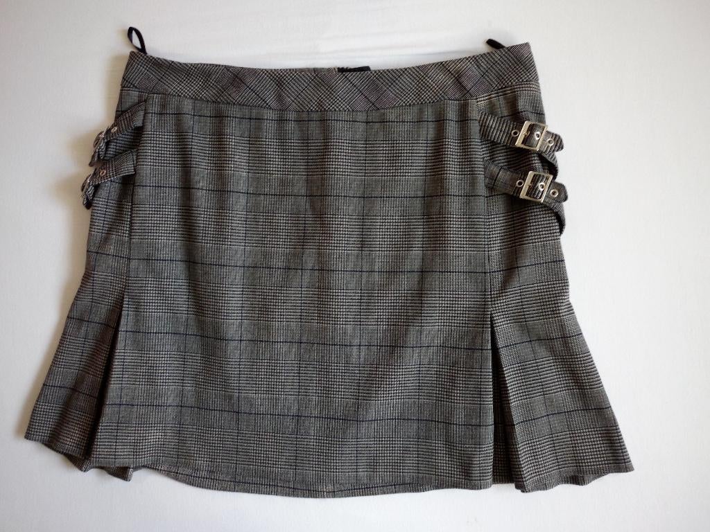 stoer geruit mexx rokje 42, Ophalen, Mexx, Zwart, Maat 42/44 (L)