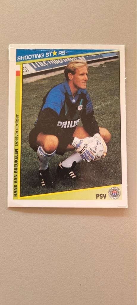 Hans van Breukelen PSV Shooting St*rs Kaart, Verzamelen, Sportartikelen en Voetbal, Gebruikt, Spelerskaart, PSV, Ophalen of Verzenden