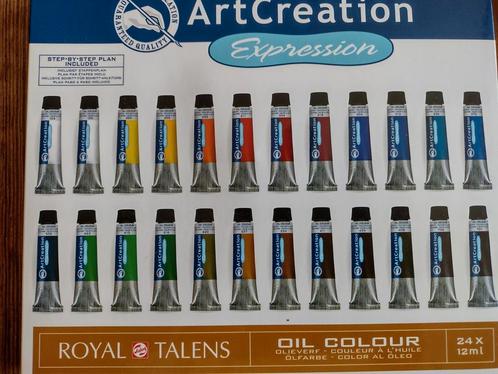 nieuwe Talens olieverf 24 tubes van 12 ml, Hobby en Vrije tijd, Schilderen, Nieuw, Olieverf, Ophalen