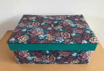 Leuke Stoffen Naaimand - Hobbymand - Opbergmand beschikbaar voor biedingen