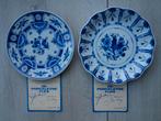 Delfts blauwe bordjes met certificaat, Antiek en Kunst, Antiek | Wandborden en Tegels, Ophalen of Verzenden