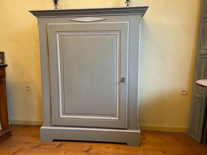 19e eeuwse strakke  Kast Legkast Keukenkast ondiep, Antiek en Kunst, Antiek | Woonaccessoires, Ophalen