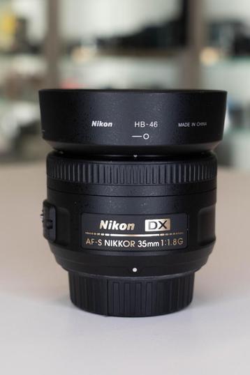 Nikon Nikon AF-S 35mm F/1.8G DX(Foto-Groep Doorn) beschikbaar voor biedingen