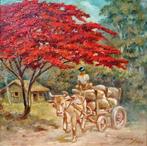 =Menno van Meeteren Brouwer 1882-1974==Nederlands-Indië=, Antiek en Kunst, Kunst | Schilderijen | Klassiek, Ophalen of Verzenden
