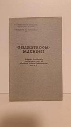 Boekje Gelijkstroom-Machines, Verzamelen, Spoorwegen en Tramwegen, Ophalen of Verzenden, Gebruikt, Trein, Boek of Tijdschrift