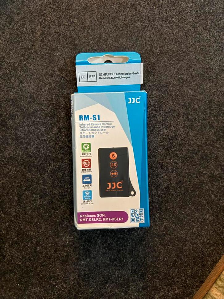 JJC RM-S1 Afstandsbediening voor Sony, Audio, Tv en Foto, Afstandsbedieningen, Nieuw, Universeel, Tv, Vhs, Ophalen of Verzenden