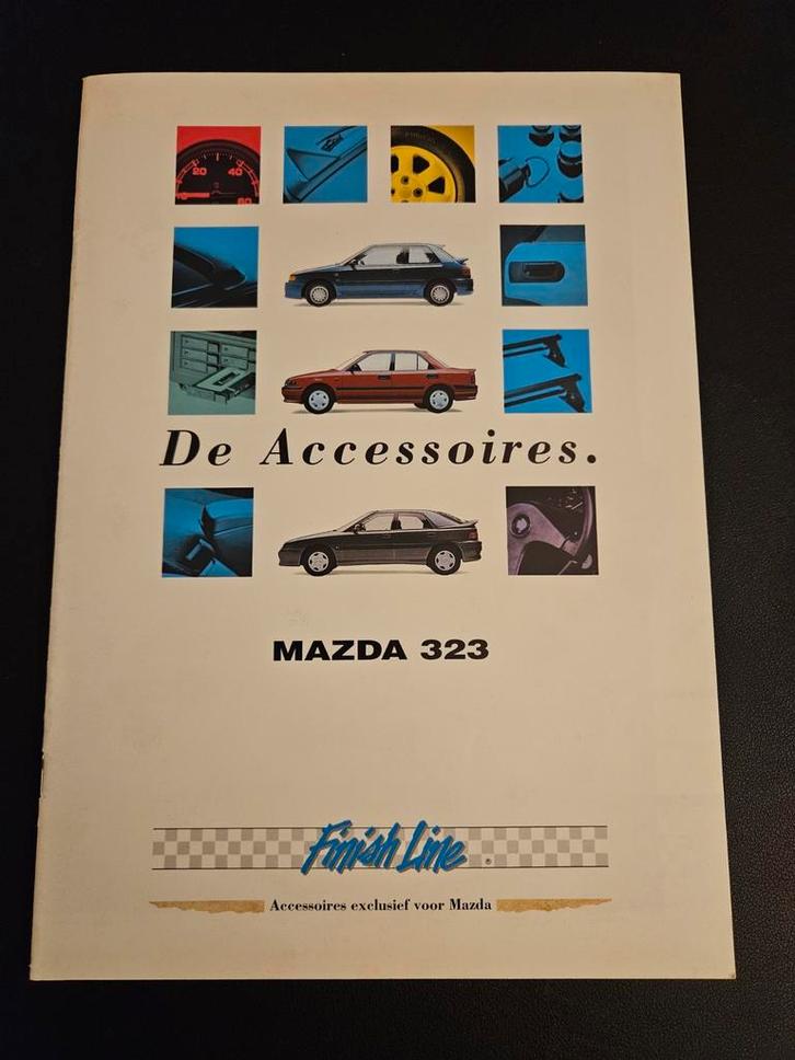 Brochure Mazda 323 BG accessoires 1991, Boeken, Auto's | Folders en Tijdschriften, Zo goed als nieuw, Mazda, Ophalen of Verzenden