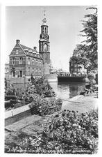 AK Amsterdam - Singel, Bloemenmarkt met Munttoren, Verzenden, 1960 tot 1980, Ongelopen, Noord-Holland