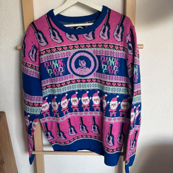 Pinkpop (kerst) trui maat L nieuw, Kleding | Dames, Truien en Vesten, Nieuw, Maat 42/44 (L), Roze, Ophalen of Verzenden