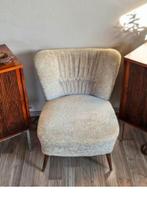 Cocktail fauteuil, jaren 50, 60, vintage, Minder dan 75 cm, Stof, Ophalen of Verzenden, Zo goed als nieuw