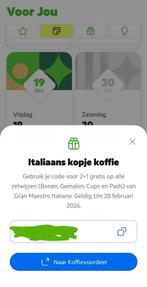 Kortingsbon 2+1 gratis Gran Maestro Italiano, Kortingsbon