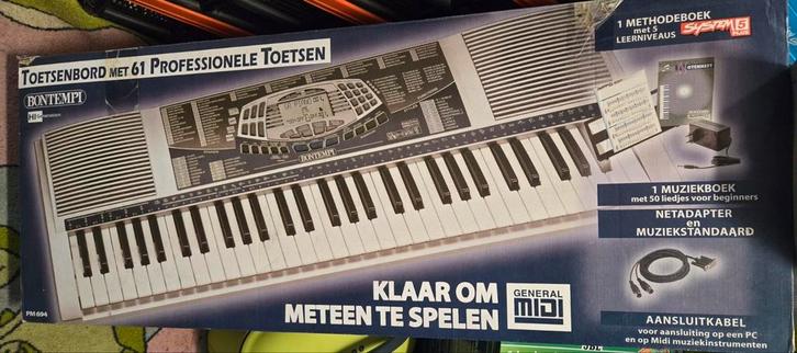Bontempi Keyboard - 61 Toetsen, Muziek en Instrumenten, Keyboards, 61 toetsen, Overige merken, Midi-aansluiting, Ophalen of Verzenden