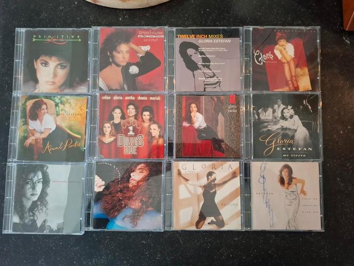 Gloria Estefan - Collectie van 12 CD's, Cd's en Dvd's, Cd's | Pop, Gebruikt, 1980 tot 2000, Ophalen of Verzenden