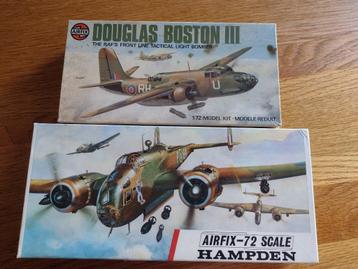 Airfix set Hampden en Bosten 1/72 beschikbaar voor biedingen