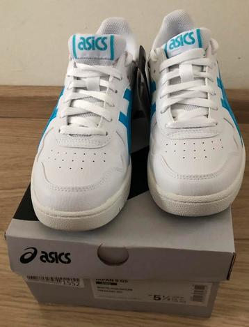 Asics schoen white/aquarium kids mt 38(us 5,5/uk 4,5)-nieuw! beschikbaar voor biedingen
