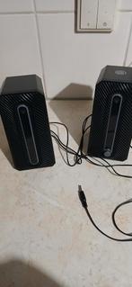 Speakers met usb aansluiting voor stroom telefoon/pc etc, Overige merken, Gebruikt, Overige typen, Ophalen of Verzenden