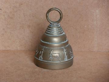 Antieke trekbel messing trek deur bel deurbel als schoolbel beschikbaar voor biedingen