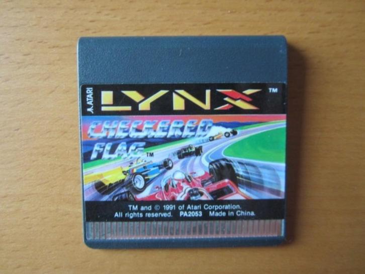 Checkered Flag Atari Lynx, Spelcomputers en Games, Games | Atari, Atari Lynx, Racen en Vliegen, 1 speler, Vanaf 7 jaar, Ophalen of Verzenden