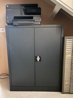 Donkergrijze archiefkast met verstelbare planken, Huis en Inrichting, Kasten | Roldeurkasten en Archiefkasten, Ophalen, Gebruikt