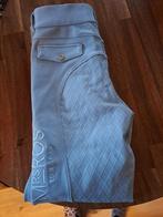 Grijs/ijsblauwe/rijbroek MRS ROS maat M ZGAN, Ophalen of Verzenden, Zo goed als nieuw, Grijs, W28 - W29 (confectie 36)