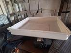 Witte Kunststof lek  Bak, Gebruikt, 60 cm of meer, 50 tot 75 cm, Ophalen of Verzenden