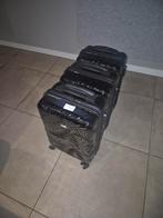 5 nieuwe handbagage trolley koffers, Ophalen, Wieltjes, 50 tot 60 cm, Hard kunststof