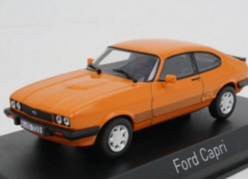 FORD CAPRI S 1986 ORANJE NOREV schaal 1:43 ref. 270563, Hobby en Vrije tijd, Modelauto's | 1:43, Nieuw, Auto, Norev, Verzenden