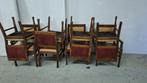 Stoelen uit Van der Valk Hotel., Ophalen, Gebruikt, Bruin, Hout