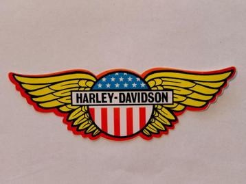 Harley Davidson motor motoren logo sticker vleugels wings  beschikbaar voor biedingen